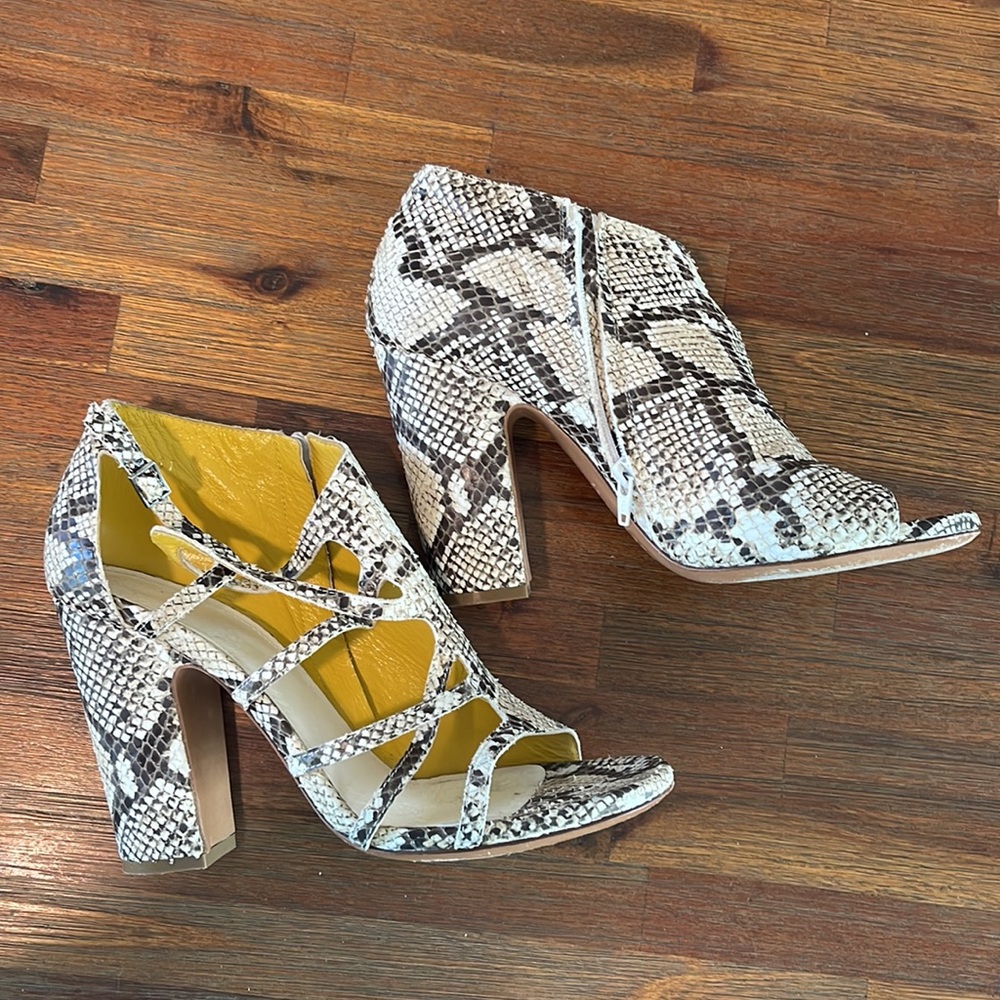 Maison‎ Martin Margiela Python Leather Gladiator … - image 3